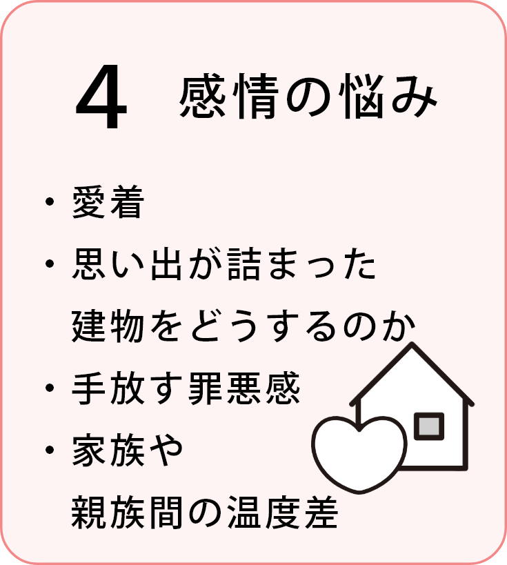 4 感情の悩み