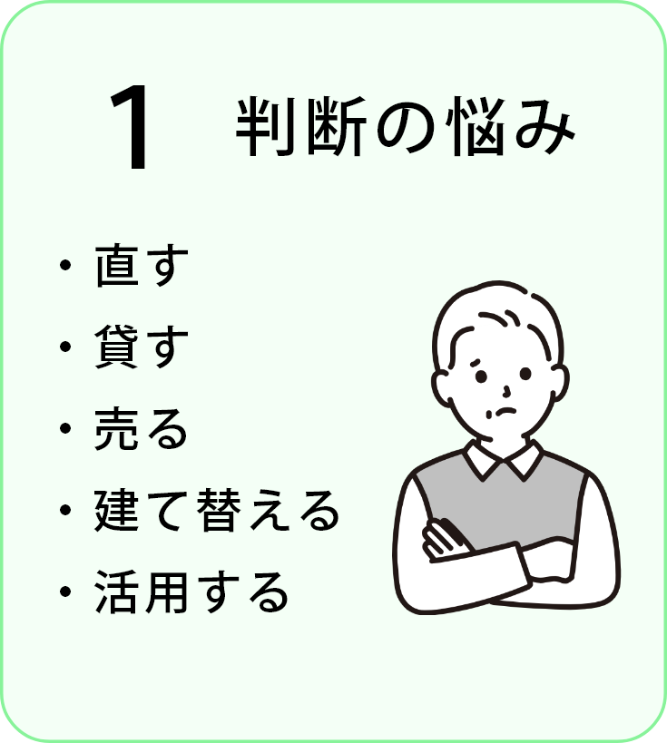 1 判断の悩み